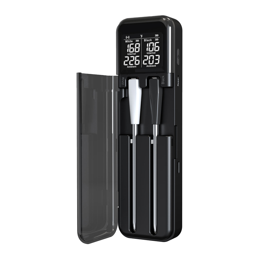 DT-136 2-probe wireless digital meat thermometer with mobile app