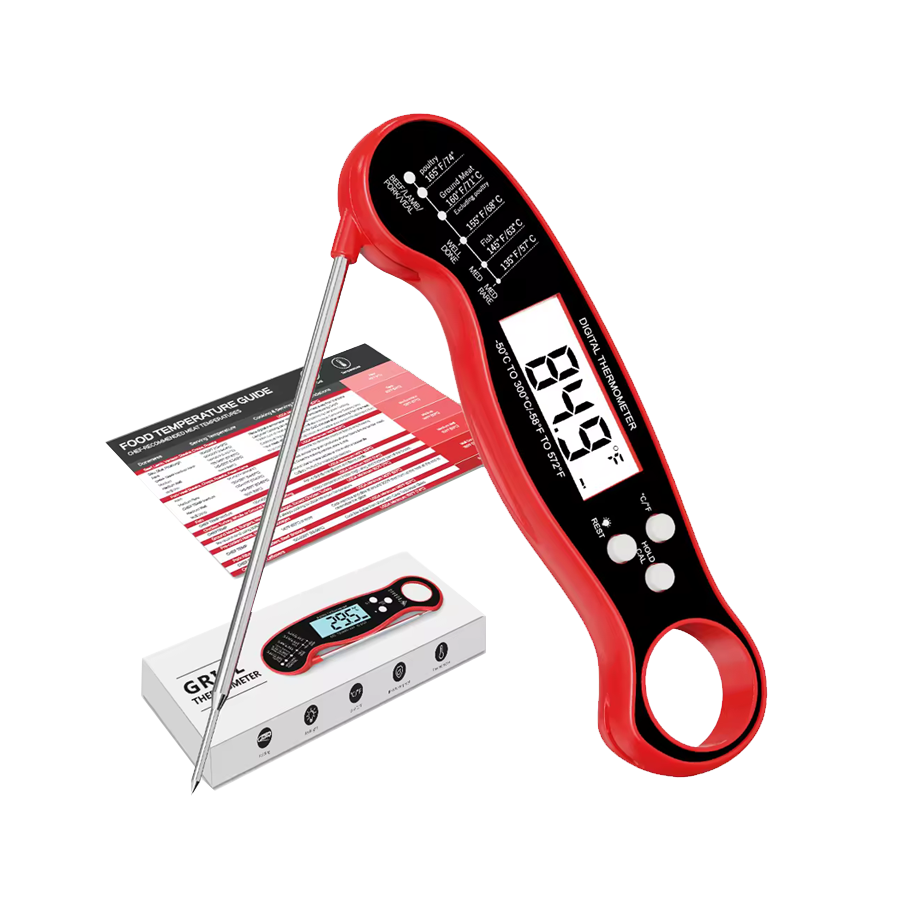BQ-CP8S waterproof digital instant read meat thermometer with LCD display